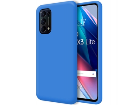 Carcasa Oppo Find X3 Lite 5G TUMUNDOSMARTPHONE Silicona Líquida Azul