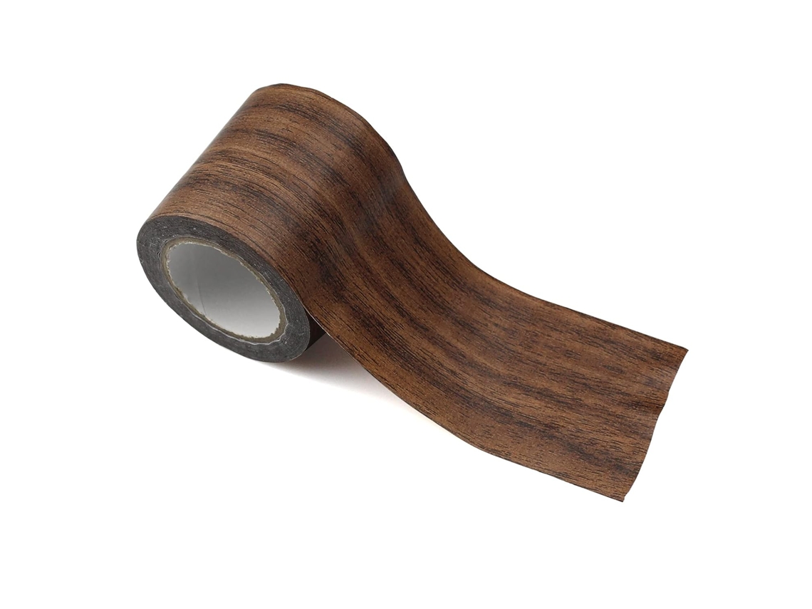 Cinta Adhesiva Multiusos Resistente Con Textura De Madera Para Reparación, Con Efecto Veteado Realista Para Muebles Y Suelos, 8 Cm X 4,57 M, Autoadhes