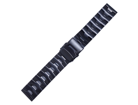 Correa de acero de titanio acero al titanio 22mm para Samsung Galaxy Watch3 45mm/Gear S3 Frontier/Gear S3 Classic/Huawei Watch GT3 Pro - negro
