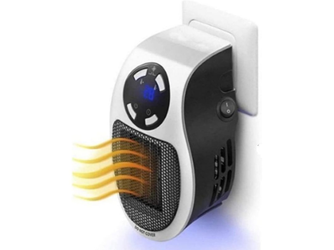 Mini Calefactor Eléctrico De 2 Velocidades Para Oficina Y Hogar, Blanco Xfh