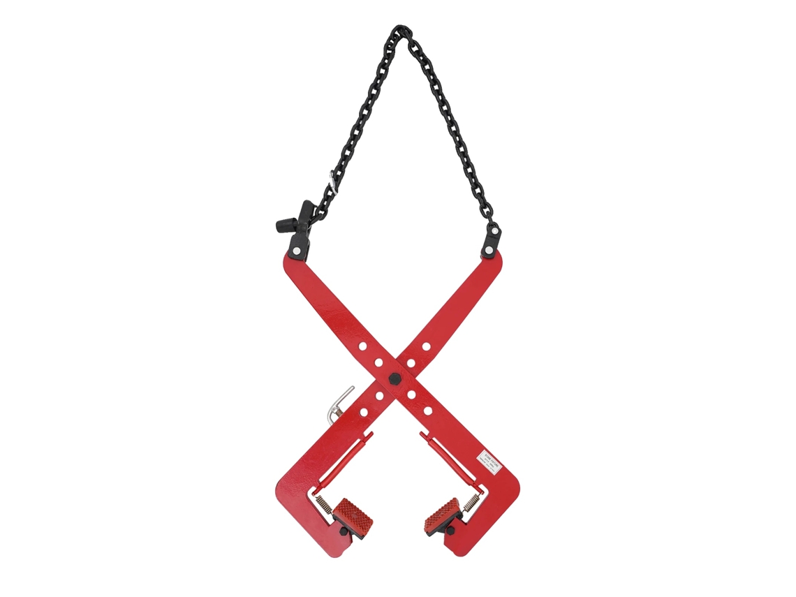 Garra para extracción de palets, alta capacidad de carga, construcción duradera, color rojo, 500 kg