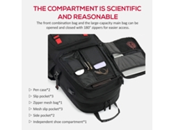 Mochila Para Actividades Al Aire Libre Con Interfaz Usb, Compartimento Para Zapatos Y Gran Capacidad Para Senderismo, Acampada Y Viajes.