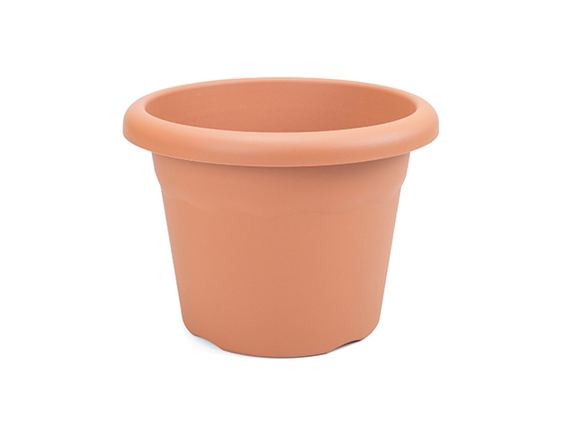 PLASTIKEN TERRA - Maceta Redonda Medida 35 cm 14L Terracota