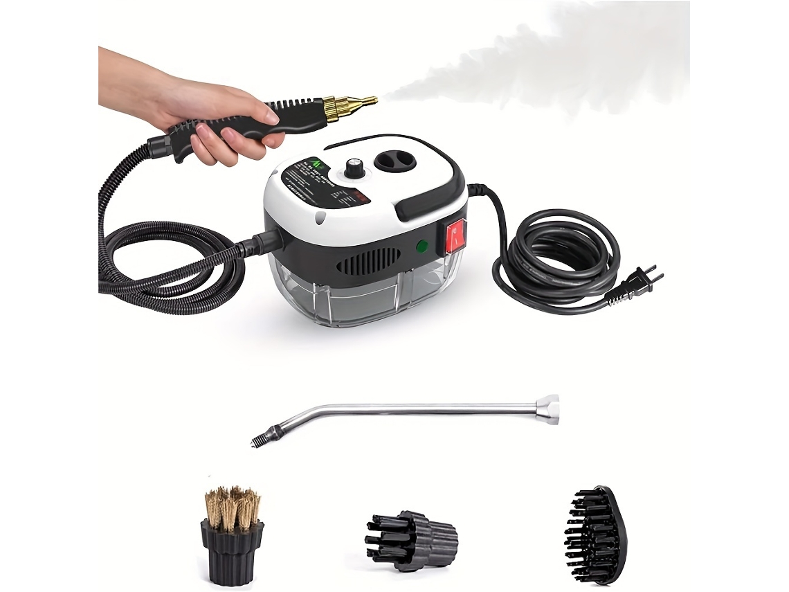 Limpiador a vapor de alta temperatura y alta presión con ajuste de 6 velocidades, adecuado para la limpieza de cocinas y automóviles.