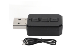 Adaptador Transmisor-receptor Bluetooth 5.0 2 En 1 Para Coche, Teléfonos Móviles Y Televisores Con Llamadas Manos Libres.