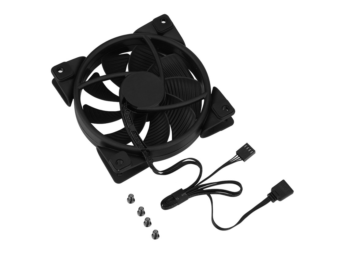 Ventilador De Refrigeración Para Pc De 12 Cm Rgb Ultra Silencioso Con Cambio Automático De Color Para Gabinete