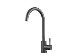 Grifo Chrui de acero inoxidable para agua caliente y fría (dorado)