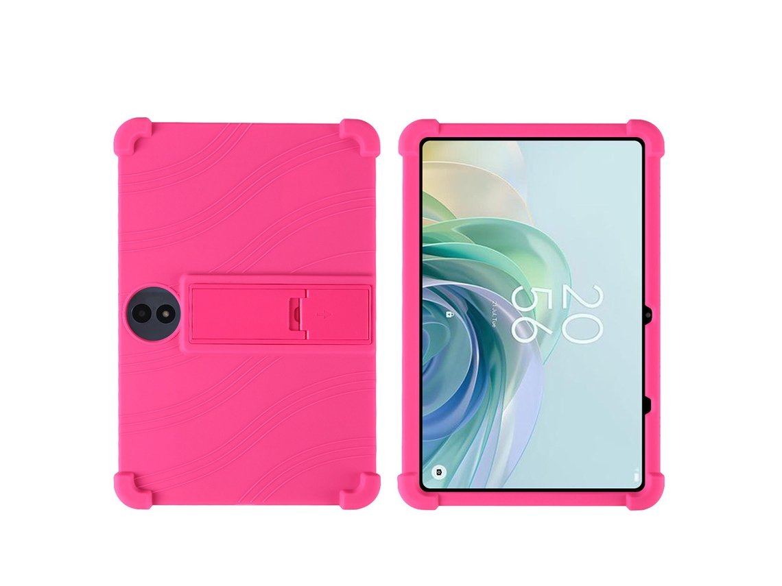 Funda de silicona con soporte para TCL Tab 11 Gen 2 11, funda protectora duradera fucsia Digitallab
