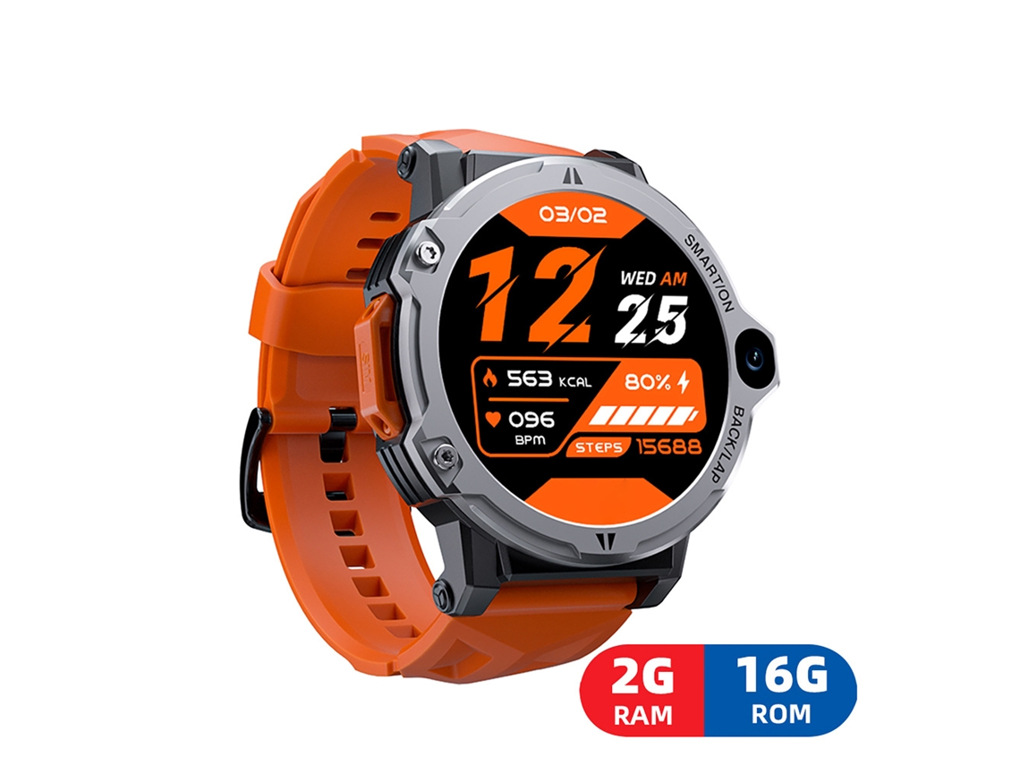Reloj Inteligente (rastreador Gps, Llamadas) Niños Android 8.1 16gb Wifi Tarjeta Sim Monitor De Salud