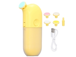 Lima De Uñas Eléctrica Para Bebés, 6000 Rpm, Velocidad Ajustable, Antideslizante, Con 6 Cabezales.