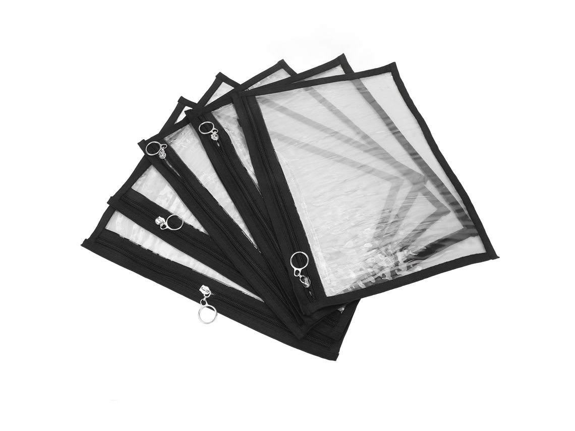 6pcs Bolsa Portátil Impermeable De Pvc Con Cremallera Para Viajes