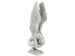 Estatua de ángel de resina para decoración de interiores