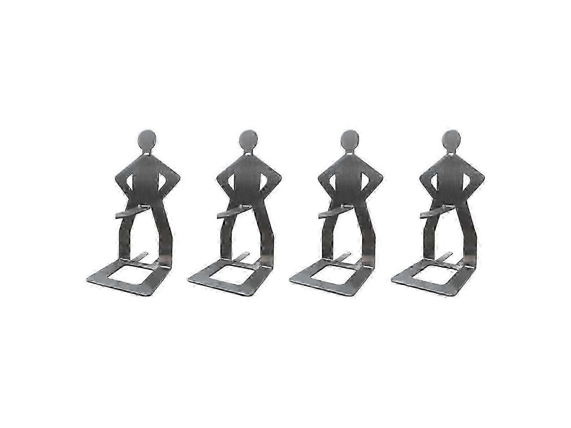 Soporte, soporte y parrilla para salchichas de hot dog de 4 piezas de Comical BBQ Gadgets Rosewell