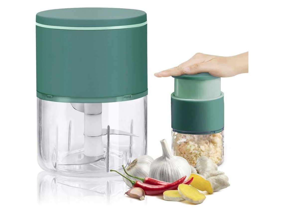 2026-prensa De Ajo Multifuncional, Picador Manual De Acero Inoxidable 310ml Para Cebolla Verduras Frutas Nueces Jengibre