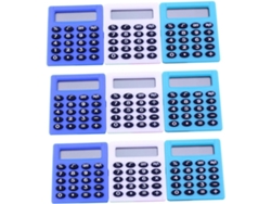 Calculadora Mini Serie 3 para estudiantes, Contador aritmético portátil para operaciones básicas, 3 Uni Gokoco
