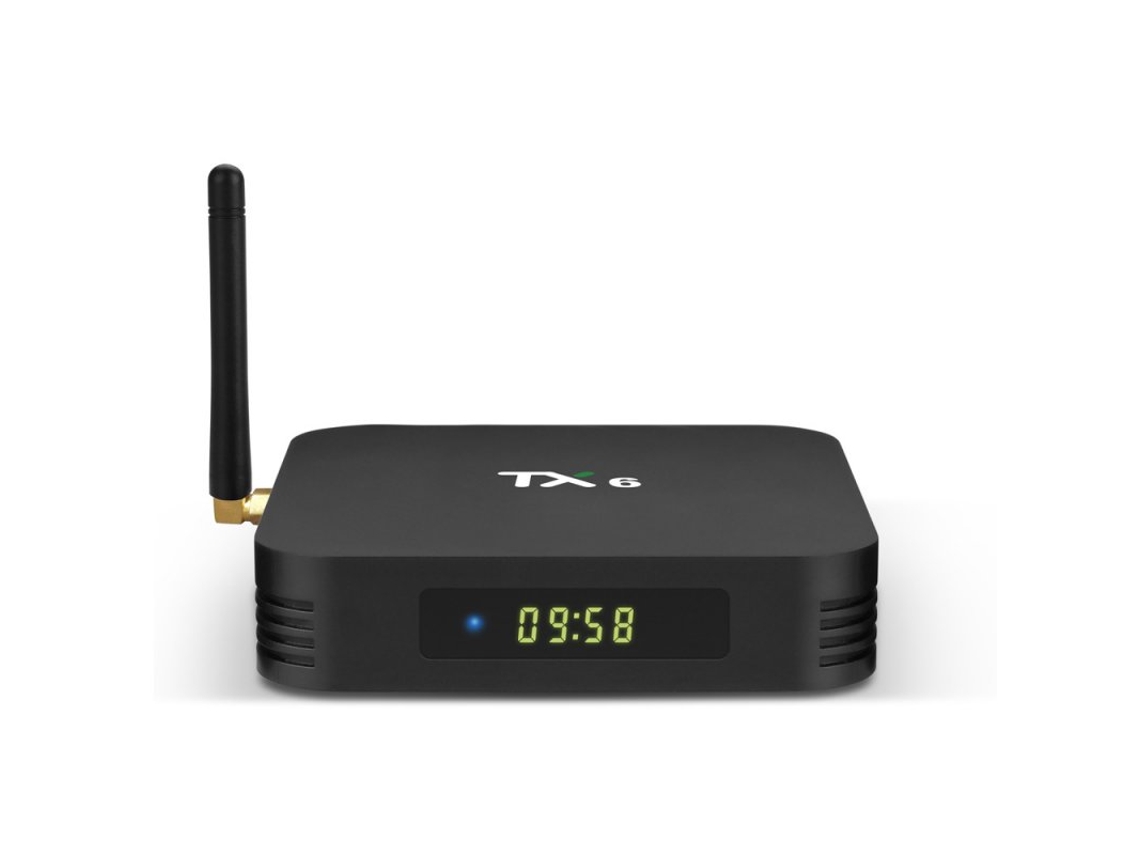 Box Smart Tv TX6 4G+64GB Dual WIFI con Bluetooth - Enchufe EE.UU.