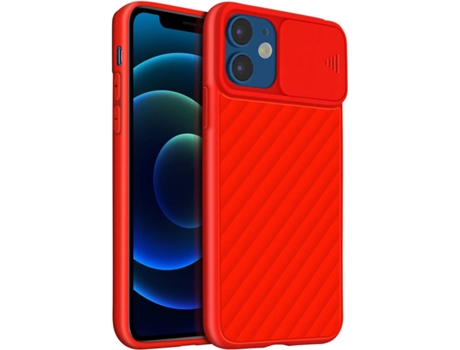 Funda iPhone 12 Mini AVIZAR Rojo