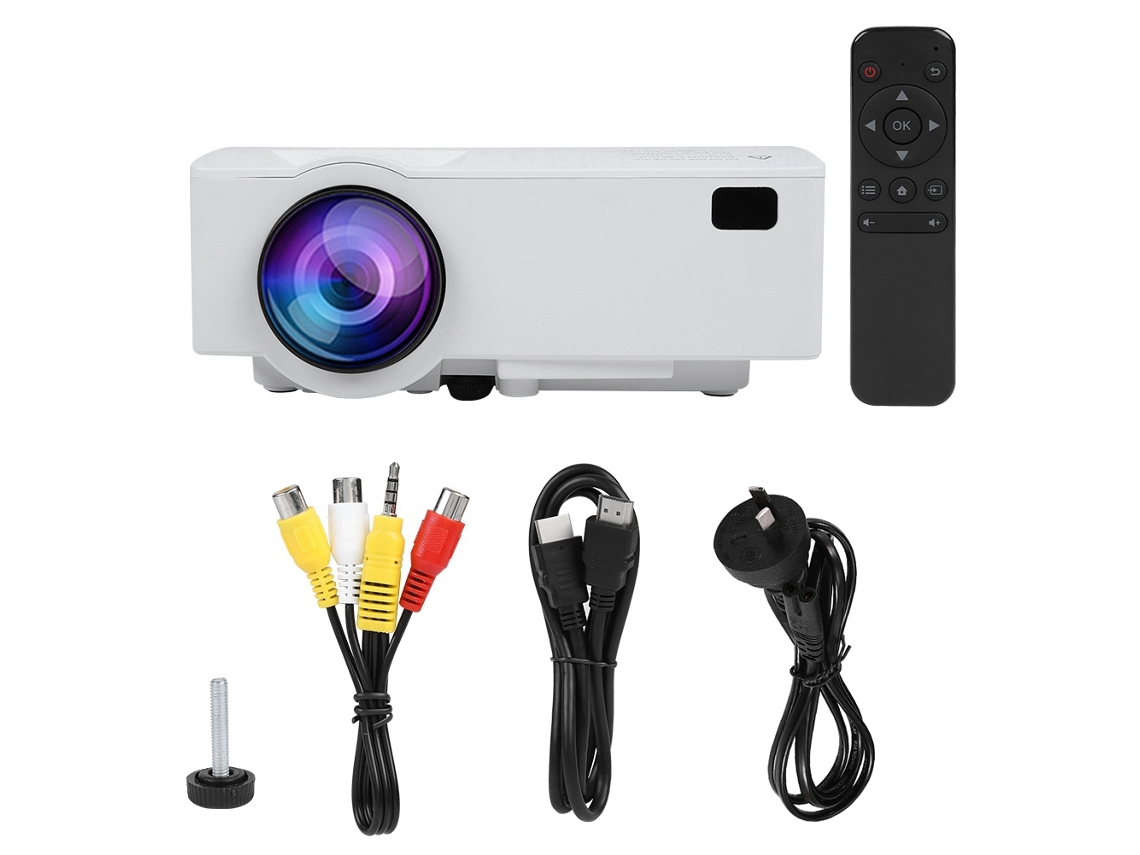 Proyector Doméstico Con Espejo Inalámbrico Wifi 1080p Full Hd Led Proyector De Vídeo Portátil