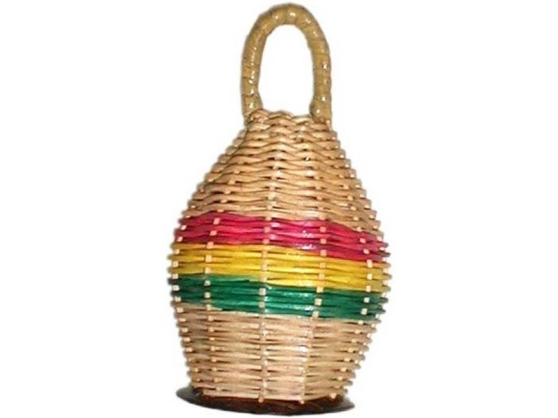 Caxixi TERRE Rattan Rayas (15 cm)
