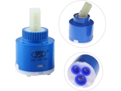 3 Piezas Cartucho Cerámico De Repuesto Para Grifo Mixer (azul 35mm) De Plástico Pp Duradero Sin Fugas