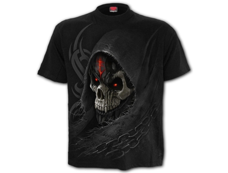 Camiseta Dark Death SPIRAL (4XL - Algodn - Negro)