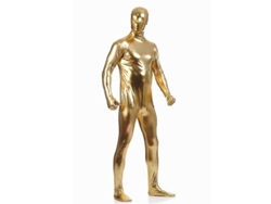 Disfraz De Spandex Metálico Negro Para Hombre - Halloween, Carnaval, Teatro, Espectáculo, Disfraz De Cuerpo Completo, Calidad