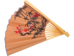 Abanico Decorativo Tradicional Chino Hecho Papel Bambú 0 9 Decoración Paredes Salas Estar Fiestas Temáticas