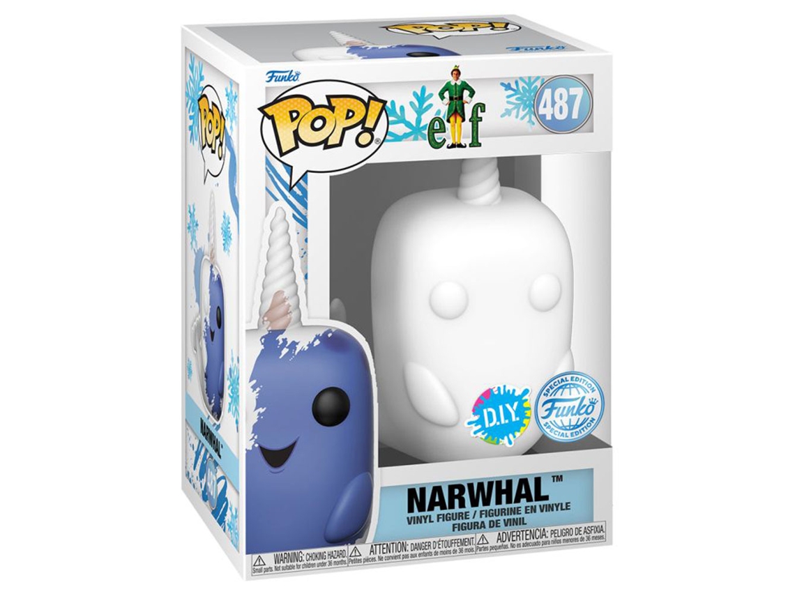 Figura Funko ELF Narwhal Us Exclusive Diy Pop! Vinilo
