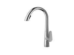 Grifo Cocina Lh-8042 Cuello Cisne | Cobre Macizo | Cabezal Extraíble Con Dos Modos De Agua