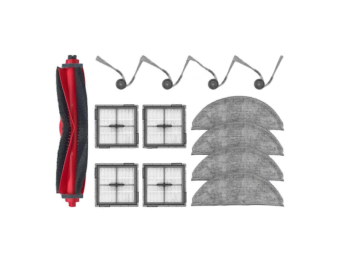 Accesorios para Roborock Q10 X5 / Q10 Pf / Q10p / Q8 / Q8 Max Pro Plus, cepillo lateral principal, incluye bolsa para el polvo. Webake