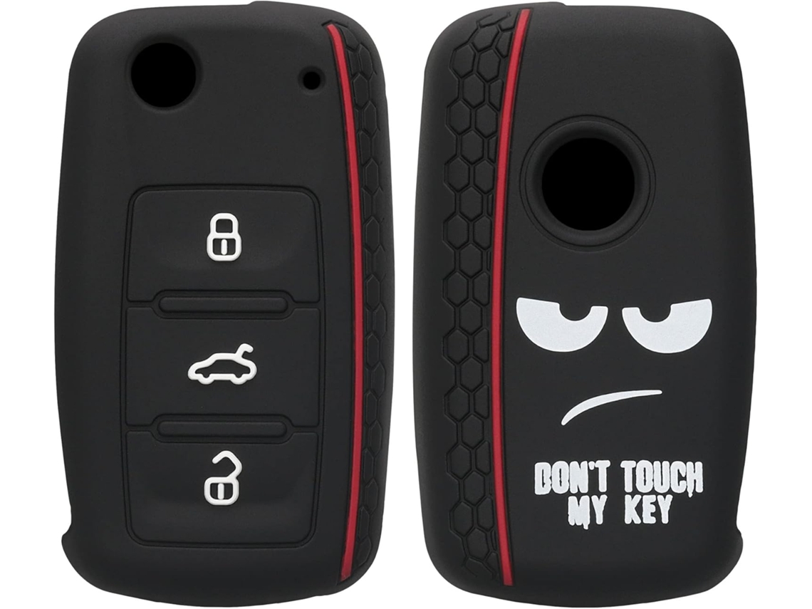 Funda para llave de coche con tres botones ZYBLSSBB, no toque las teclas.