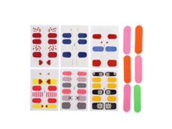 Exquisitas Pegatinas Impermeables Para Uñas Con Bonitos Diseños, Herramienta De Manicura Diy Bt661-bt666