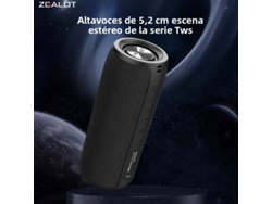 Altavoz Portátil Inalámbrico Con Batería De 1800 Mah