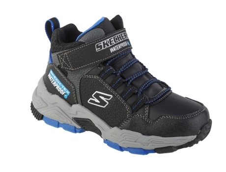 Zapatillas de Niño SKECHERS Drollix Venture Rush Bkry Negro (33)