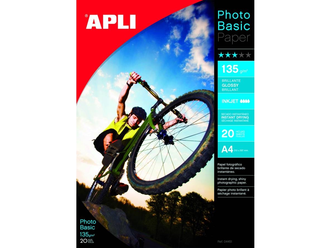 Papel Fotográfico APLI 135g Glossy