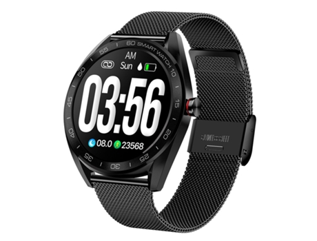 Smartwatch SMANDY K7 1.3 Monitorización de frecuencia cardíaca (Bluetooth - Negro)