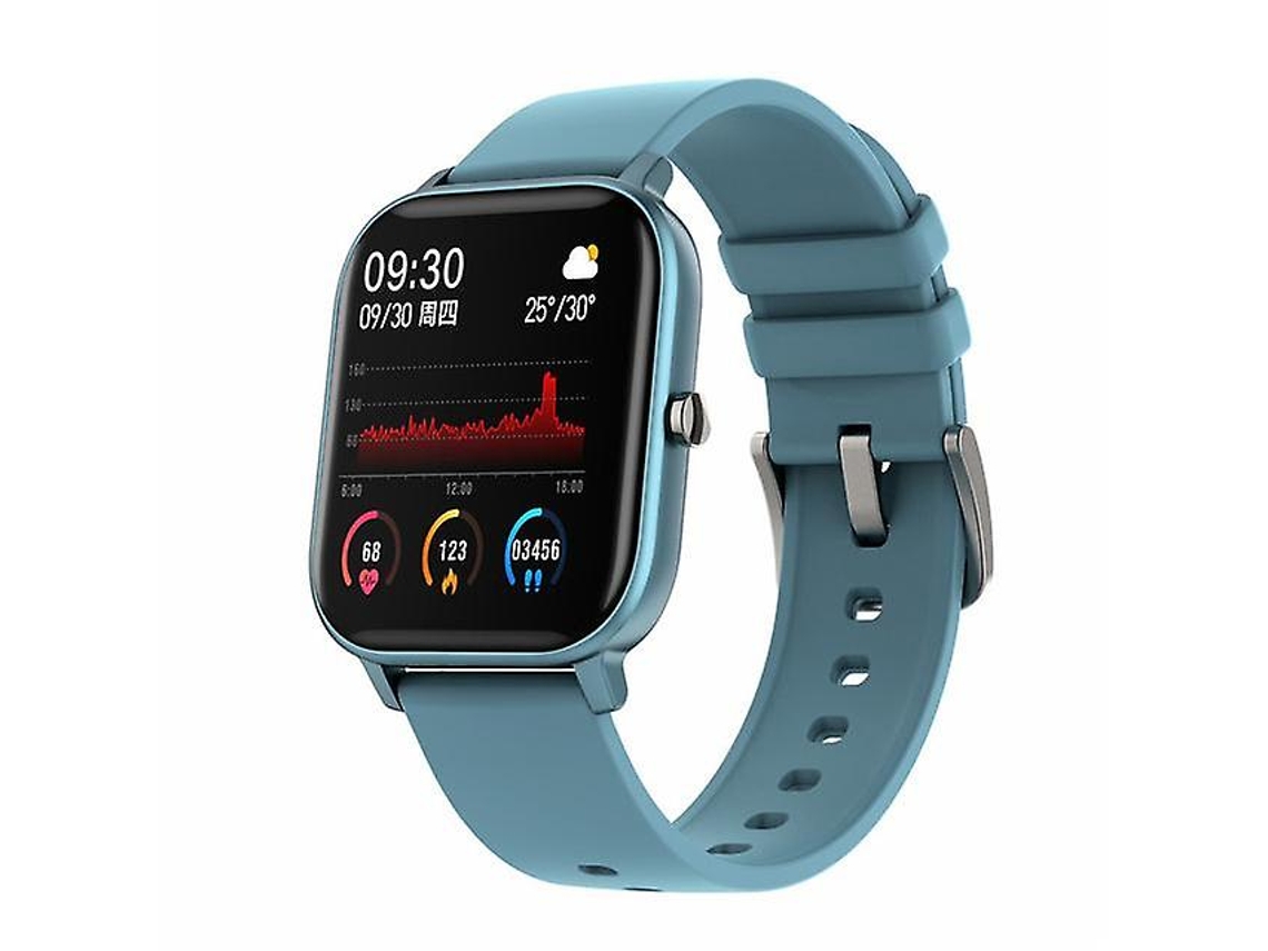 Reloj inteligente P8 para hombre y mujer, pulsera de actividad física de 1,4 pulgadas con monitor de presión arterial, GTS Ly Ebike