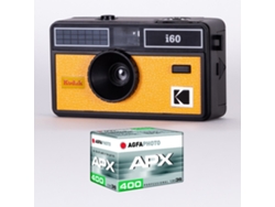 Cámara Kodak I60, lente óptica de 31 mm, compatible con película ISO 200/400/800, para película de color amarilla Kodak de 35 mm