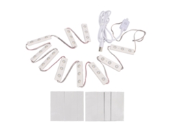 Luz De Espejo De Maquillaje Led, 10 Cadenas, 30 Chips, Iluminación De Vanity