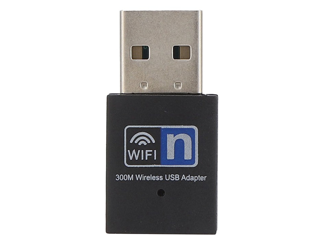 Adaptador Usb De Red Inalámbrica Wifi 300m Mini Receptor Externo Para Portátiles