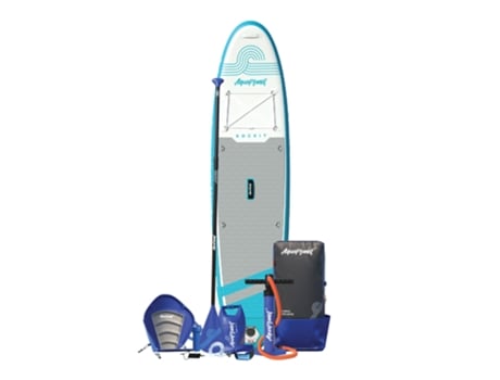Tabla de Paddle Surf AQUAPLANET Rockit 10’2 Paquete Inflable/Kayak Azul