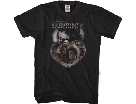 Camiseta Unisexo DEEPSTONE Labyrinth Crystal Balls Negro (XXL)