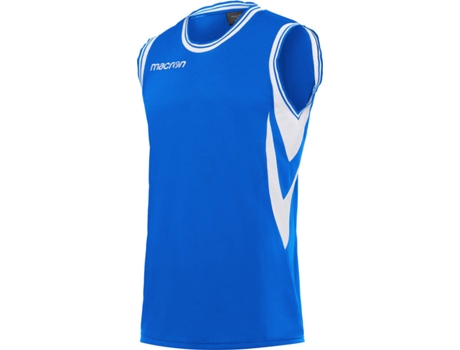 Camiseta de Hombre para Baloncesto MACRON Sin Mangas Ethane Azul (L)