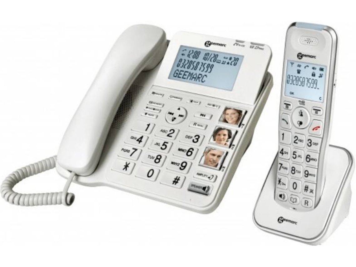 Teléfono Fijo GEEMARC Combi 295 Blanco