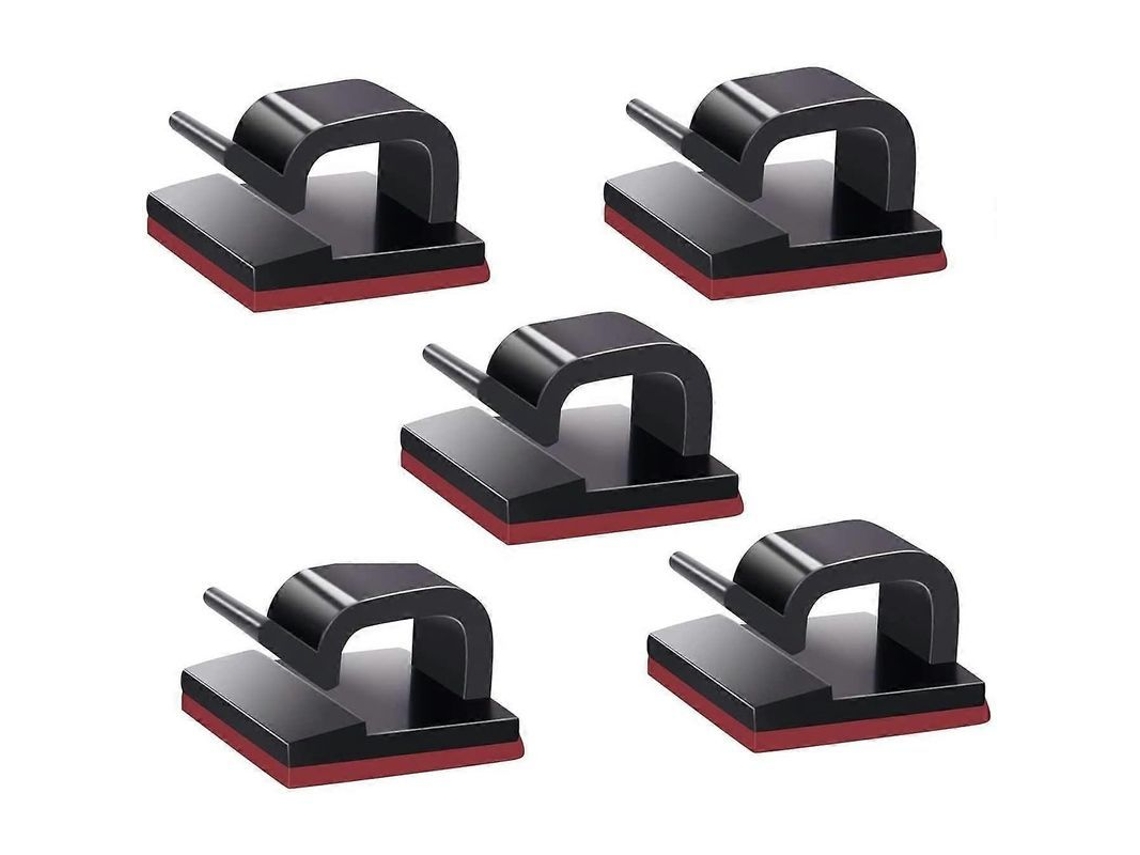 100 Clips Autoadhesivos Para La Gestión De Cables, Organizadores Adhesivos Para Cables