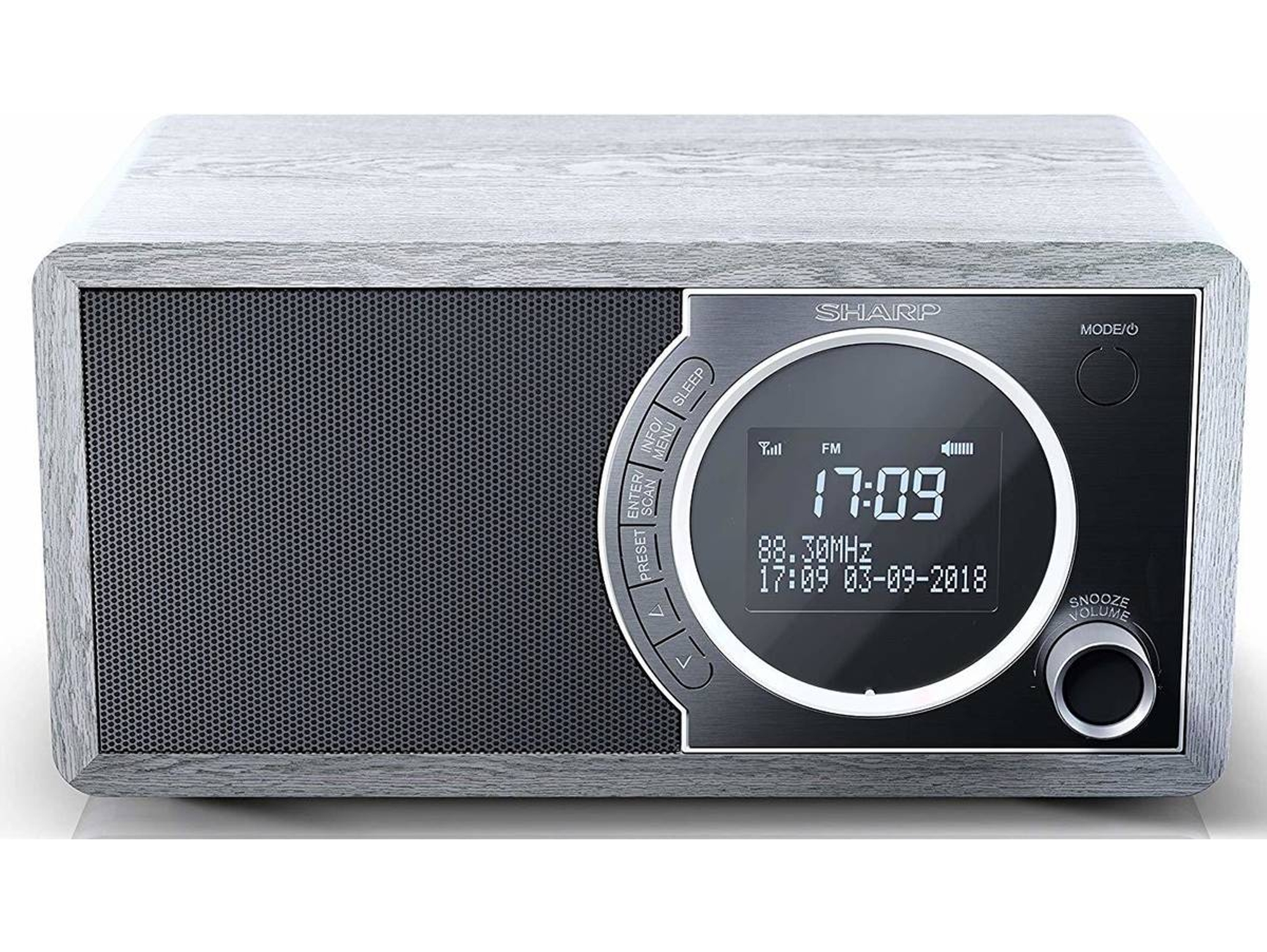 Radio Despertador SHARP DR-450 Gris