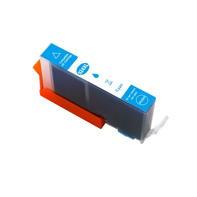 1 Cartucho De Tinta Cian N.° 924e 924xl 924 Para Impresoras Hp Officejet Pro 8135e, 8134e, 8132e, 8122e, 8124e, 8125e, 8120e Y 8130e.