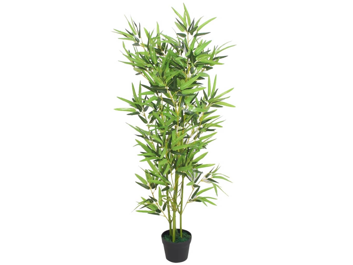 Planta artificial con maceta bambou 120 cm vert dec021937