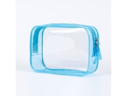 Bolsa de almacenamiento impermeable de PVC azul claro de gran capacidad*.