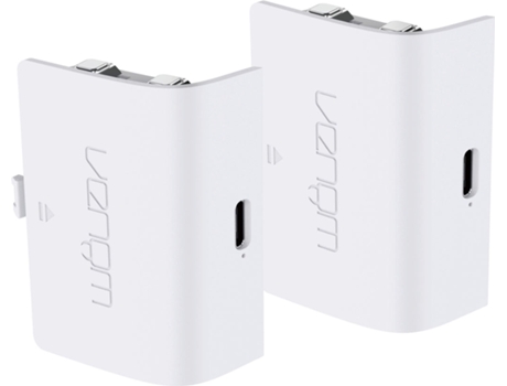 Bateria Recargable VENOM Duplo de Bateria Recargable Xbox Series X y S / Xbox One (Blanco)